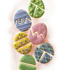 Easter Egg Puzzle Cookies