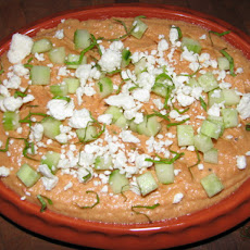 Grilled Red Pepper White Bean Dip