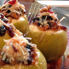 Savoury Baked Apples With Herbed Shallots