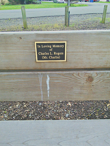 Charlie Rogers Memorial Bench