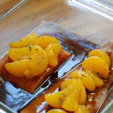 Salmon With Mandarin Hoisin Glaze