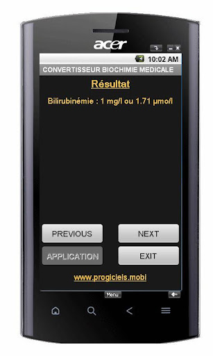 【免費醫療App】BIOCHIMIE : CONVERTISSEUR-APP點子