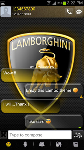 Go sms Lambo