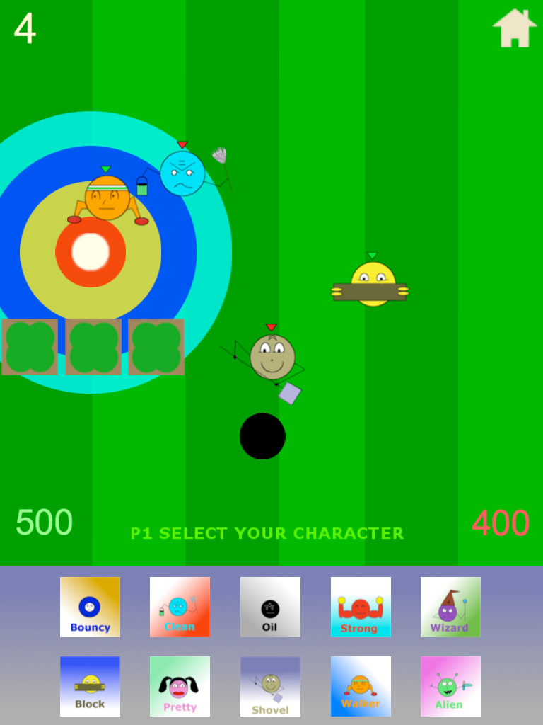 Android application Monster Lawn Bowls screenshort
