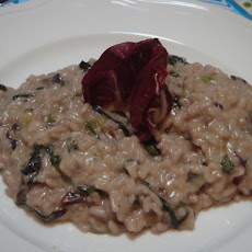 Radicchio and Gorgonzola risotto