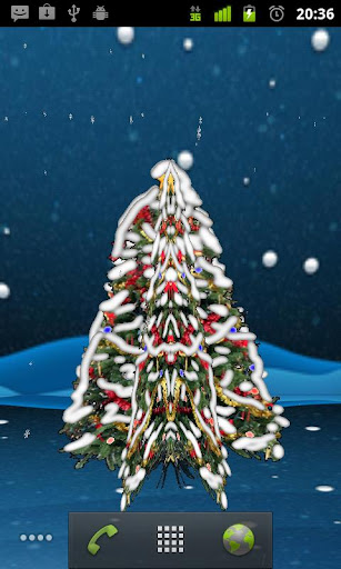 HMA 3D Xmas Tree Wallpaper