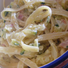 Zucchini & Ricotta Fettuccine