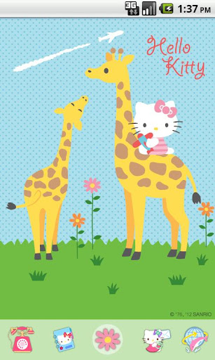 Hello Kitty Giraffe Theme