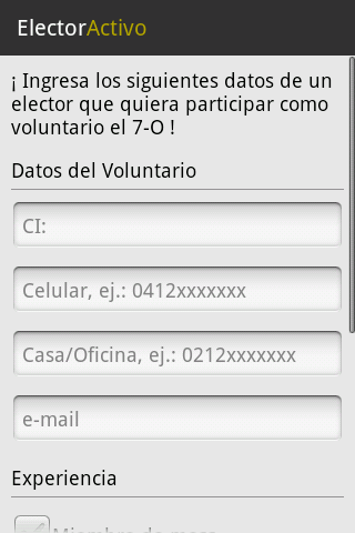 Elector Activo