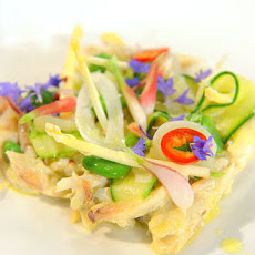 Peekytoe Crab Salad with Spring Vegetables