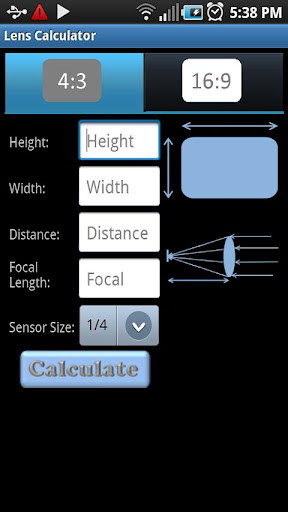 Lens Calculator for CCTV