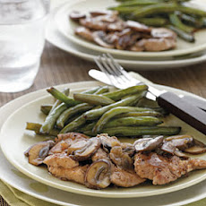 Seared Pork Tenderloin Medallions with Shallot-Mushroom Pan Gravy