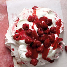 Raspberry-Ripple Meringue