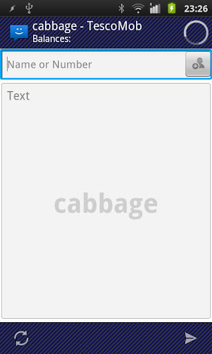 WebSMS Connector: Cabbage