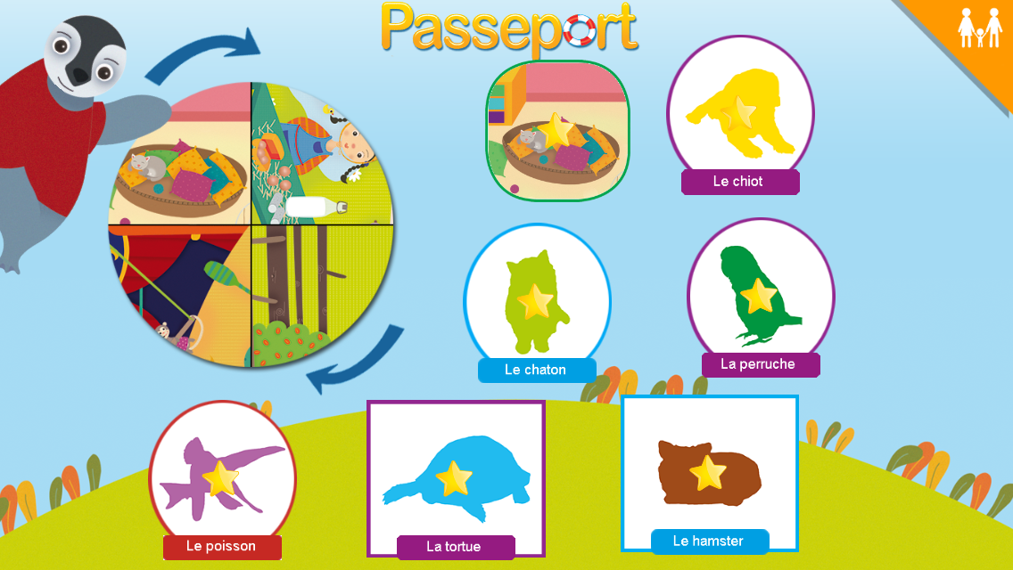Android application Passeport PS MS : les animaux screenshort