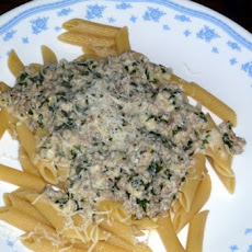 Italian Sausage With Creamy Garlic Sauce