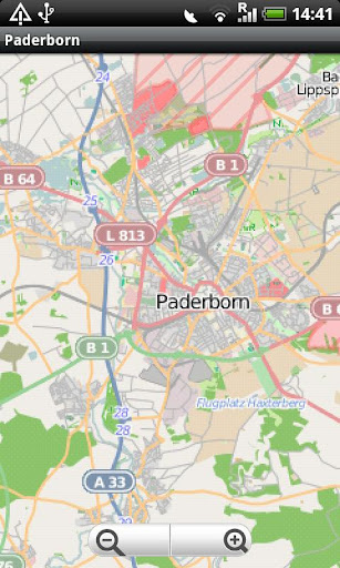 Paderborn Street Map