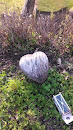 Wooden Heart Tomb Stone