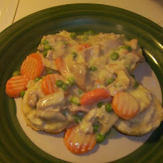 Easy As Can Be Creamed Turkey & Veggies