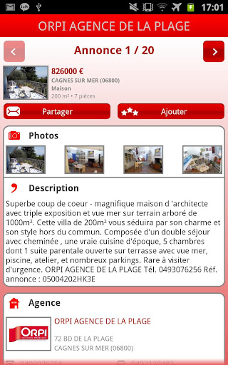 【免費生活App】ORPI Agence de la Plage-APP點子