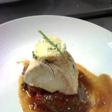 Spanish Mackerel With Almond Caper Butter