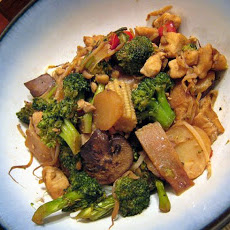 Chicken Broccoli Stir Fry for 2