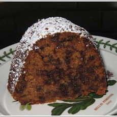 Chocolate Chip Applesauce Cake - Super Moist!
