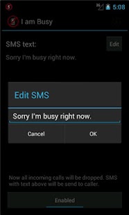 How to get I am Busy 1.4 unlimited apk for android