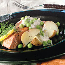 Salmon-Potato Salad With Lemon-Dill Dressing