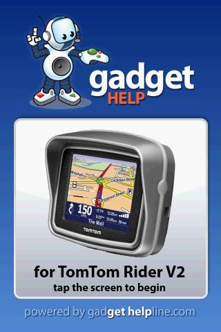 TomTom Rider V2 - Gadget Help