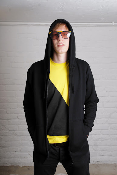 thokkthokk organic black zip hoodie