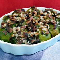 Brussels Sprouts With Bacon and Pecans