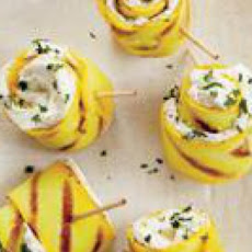 Cheesy Summer Squash Spirals