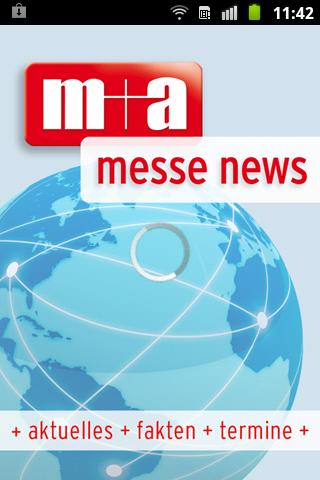 m+a messe news + messe termine