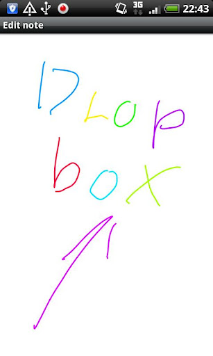 Paint with Dropbox 手書きメモ