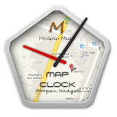 Map Clock - Zooper Widget