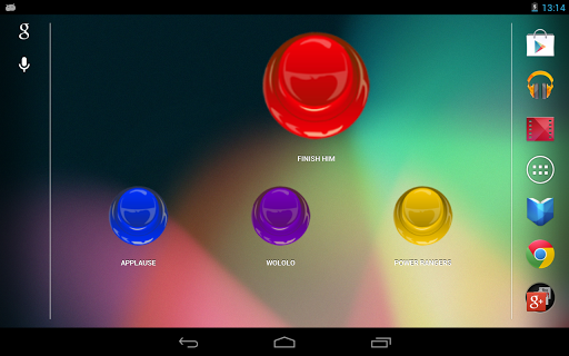 instant-buttons for android screenshot