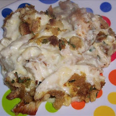 Chicken and Stuffing Casserole