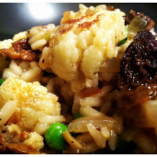 Mushroom and Cauliflower Risotto