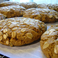 Chubby Chewy Whole Wheat Oatmeal Cookies