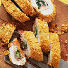 Cornflake Chicken Cordon Bleu