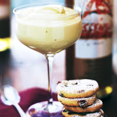 Moscato Zabaglione with Cornmeal Cookies