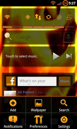 Shades of Orange Theme Chooser