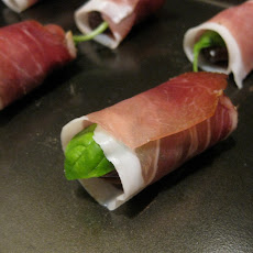 Prosciutto Goat Cheese Stuffed Dates