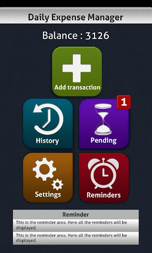 daily-expense-manager for android screenshot