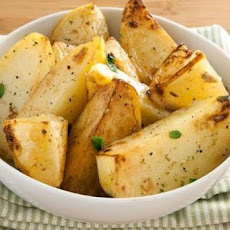 Greek Garlic-Lemon Potatoes