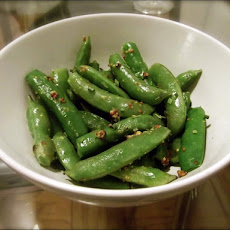 Sugar Snap Peas with Mustard and Chives