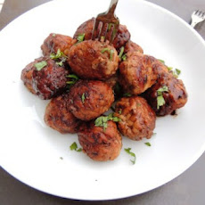 Raspberry Balsamic Chicken Meatballs