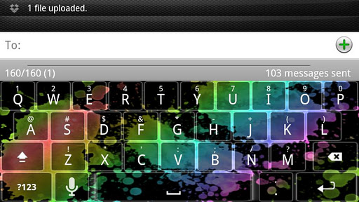 免費下載個人化APP|Rainbow Splatter Keyboard Skin app開箱文|APP開箱王
