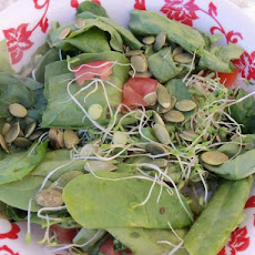 Spinach and Pumpkin Seed Salad